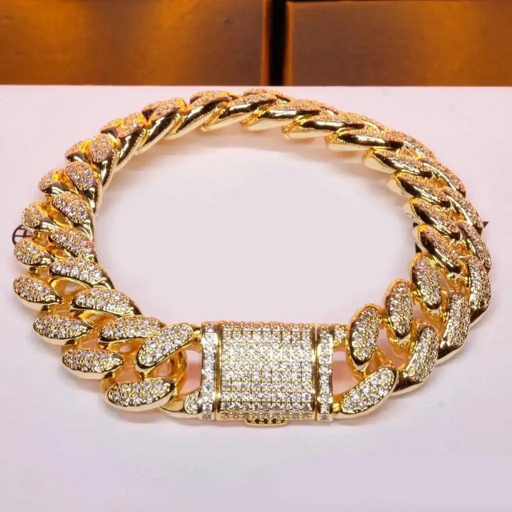 Classic Miami Cuban Link Bracelet - 13mm - TONGSHOP / instagram / recommend