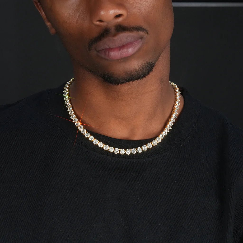 Alloy Micro-inlay Rhinestone Single Row Necklace