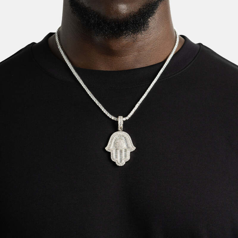 Baguette Hamsa Pendant - TONGSHOP / /
