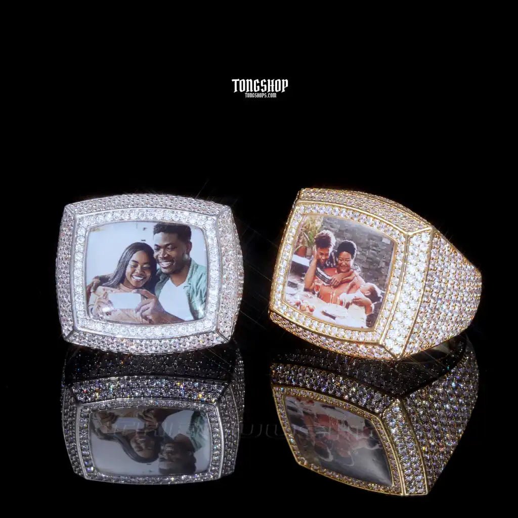 CUSTOM 3D PICTURE ICED RING