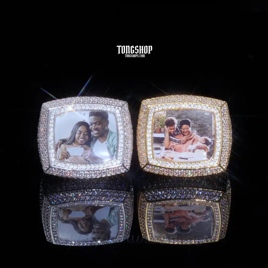 CUSTOM 3D PICTURE ICED RING - TONGSHOP / /