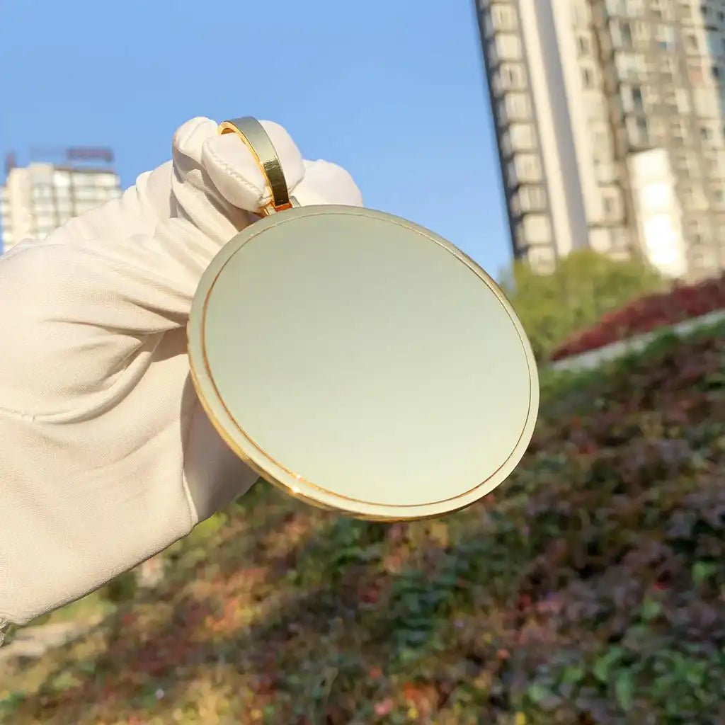 3D CUSTOM LETTER NECKLACE BIG DISC PENDENTS - TONGSHOP / /