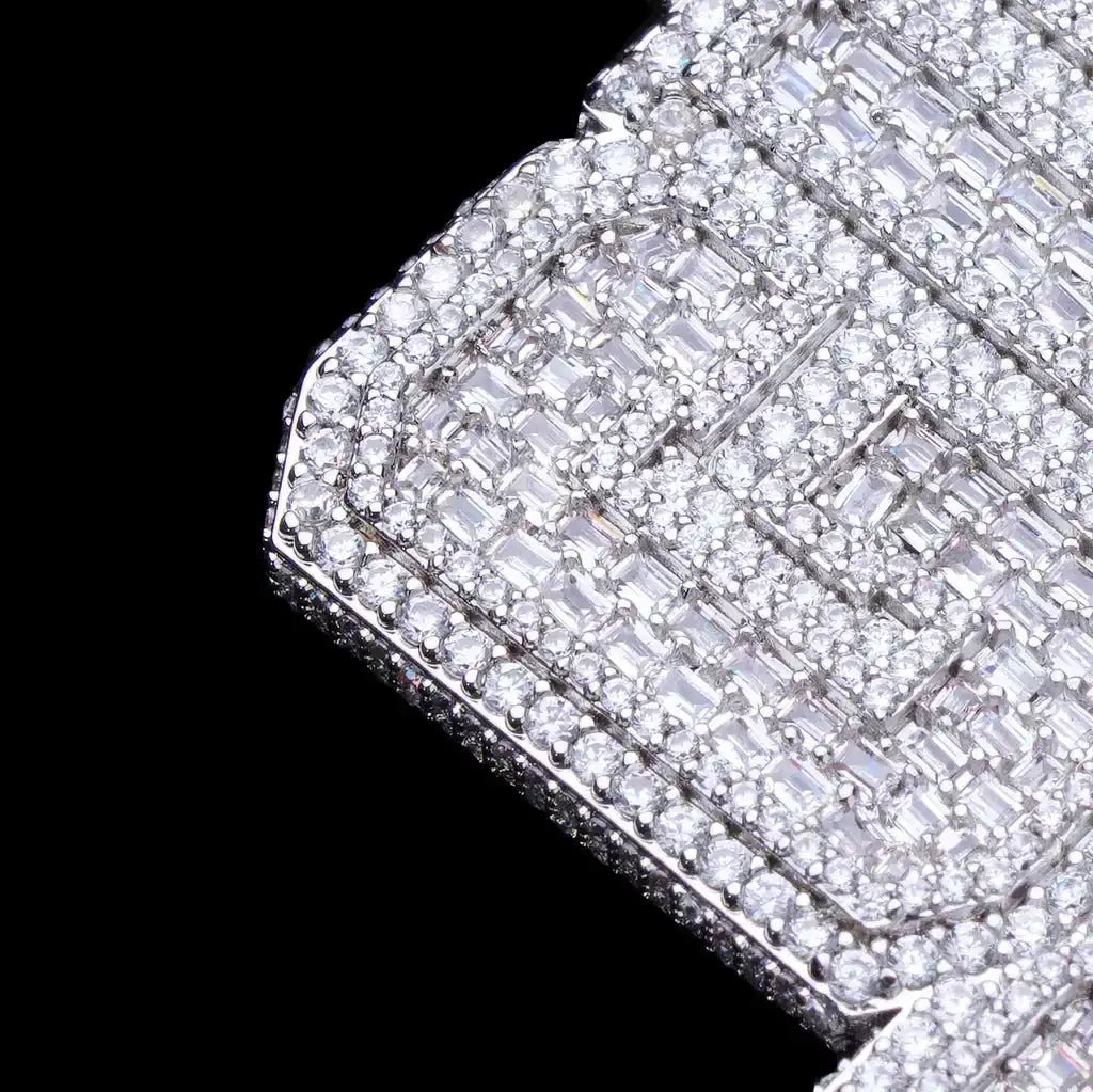 CUSTOM LETTERS BAGUETTE TWO LAYER NECKLACE - TONGSHOP / /