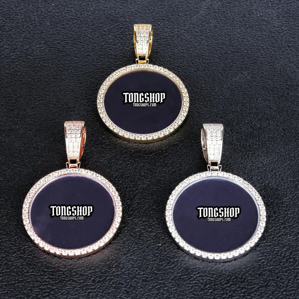 CUSTOM PICTURE ROUND PENDANT STYLE - 1 - TONGSHOP / /