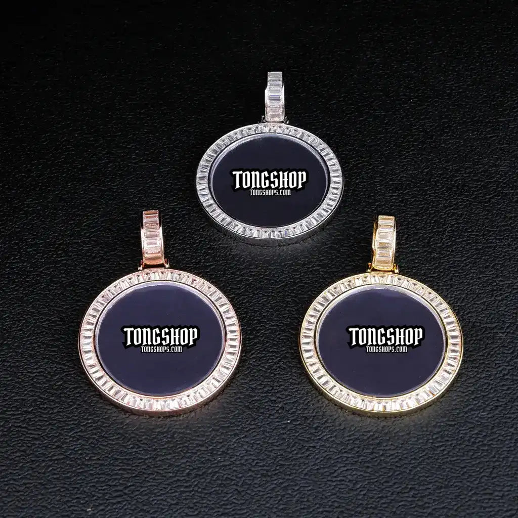 CUSTOM PICTURE ROUND T SQUARE PENDANTT - TONGSHOP / /