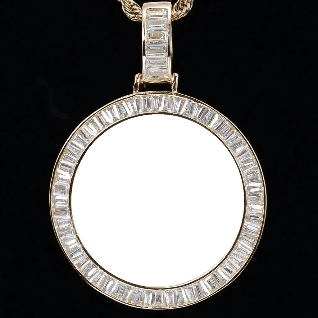 CUSTOM PICTURE ROUND T SQUARE PENDANTT - TONGSHOP / /