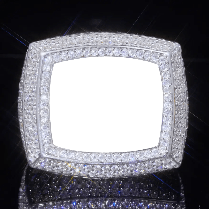 CUSTOM 3D PICTURE ICED RING - TONGSHOP / /