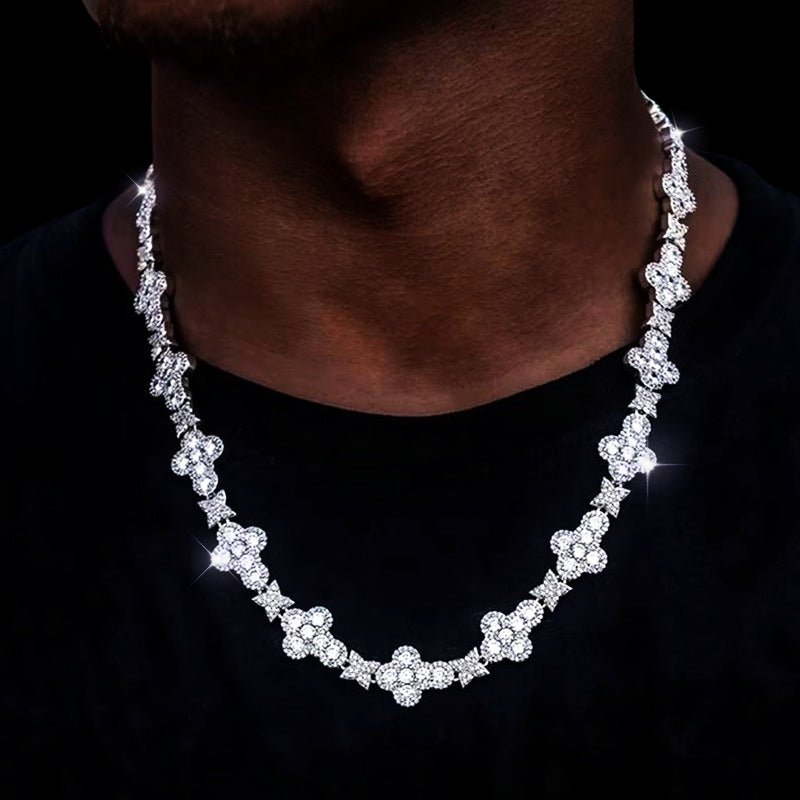 Cross Star Necklace - 15mm - TONGSHOP / Length:16 / Length:18