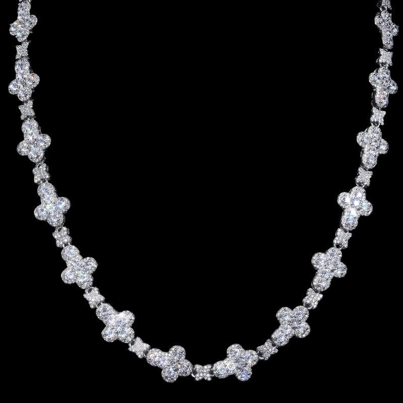 Cross Star Necklace - 15mm - TONGSHOP / Length:16 / Length:18