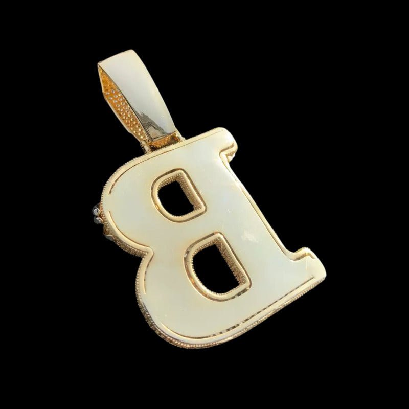 Crown of Thorns Alphabet Pendant - 40mm - TONGSHOP / Length:16 / Length:18