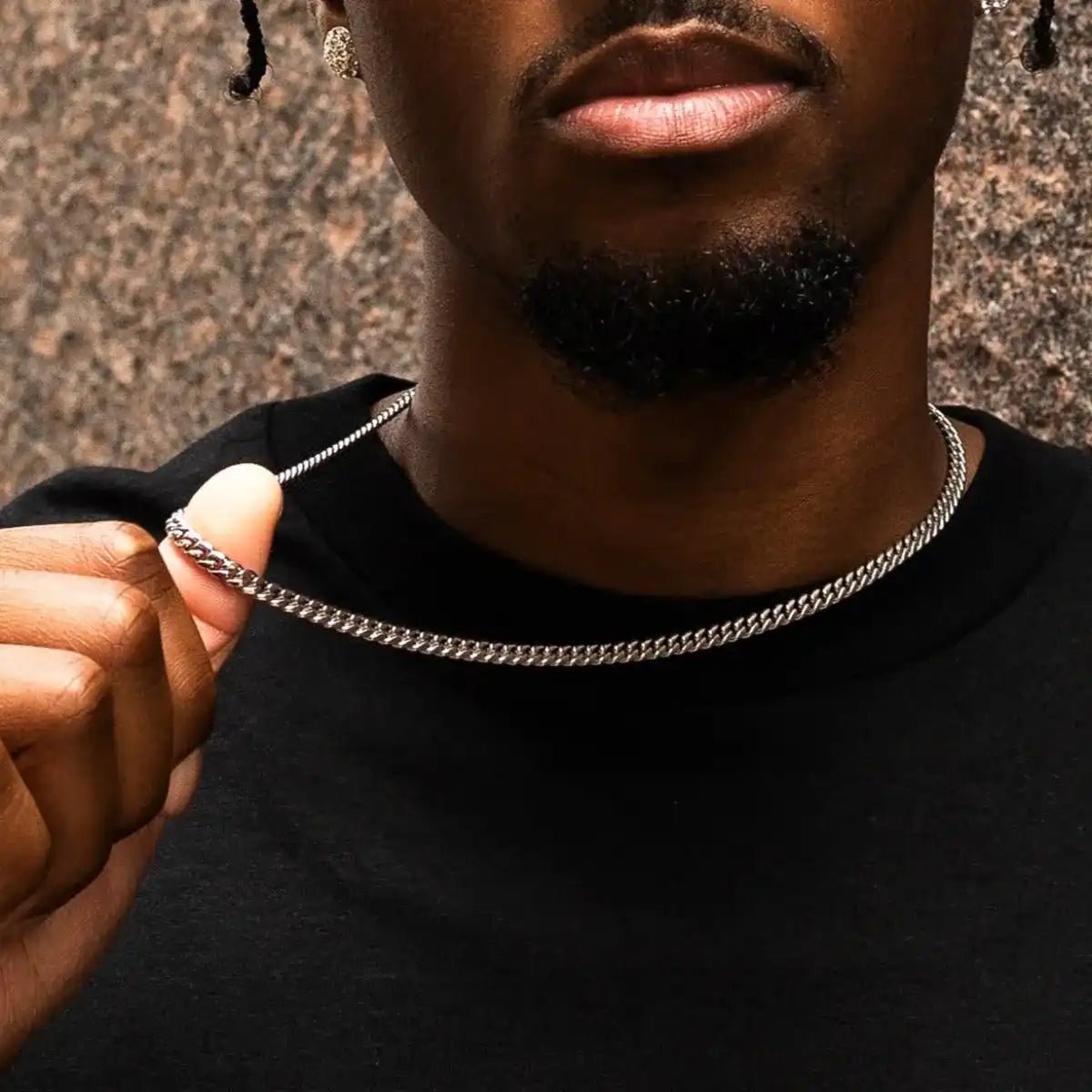 Cuban Link Chain in White Gold - 5mm - TONGSHOP / ab - price - original / bogo - data - info - test