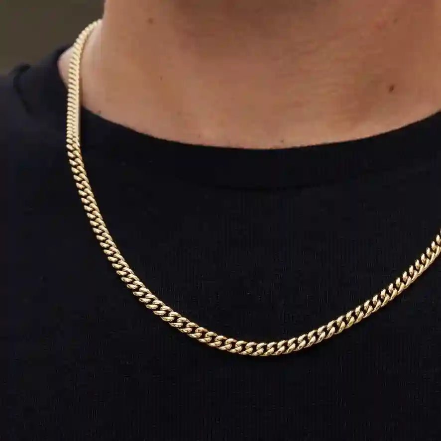 Cuban Link Chain in Yellow Gold - 5mm - TONGSHOP / ab - price - original / bogo - data - info - test