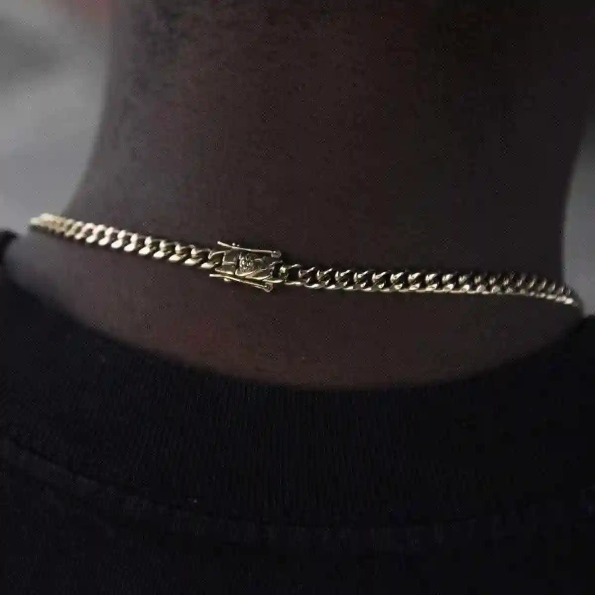 Cuban Link Chain in Yellow Gold - 5mm - TONGSHOP / ab - price - original / bogo - data - info - test