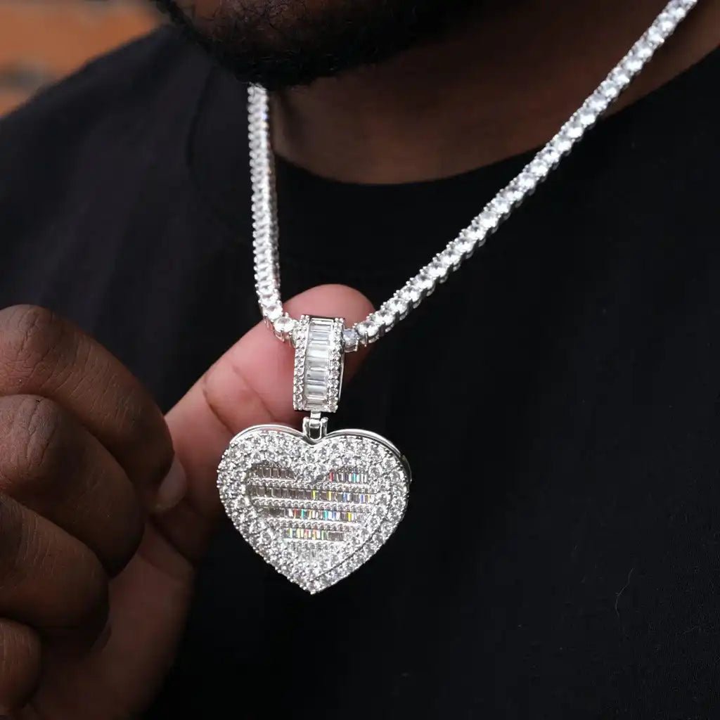 Custom 3D Picture Love Flip Pendant Style - TONGSHOP / /