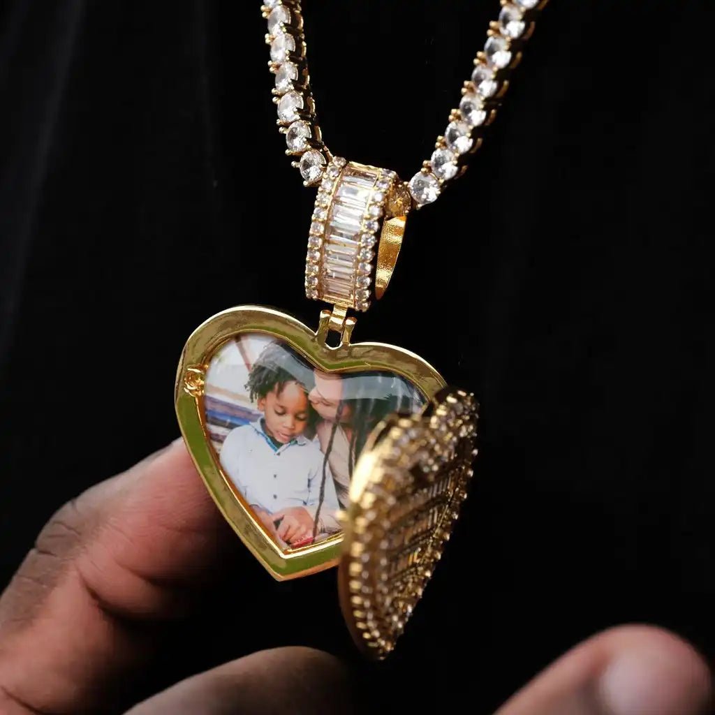 Custom 3D Picture Love Flip Pendant Style - TONGSHOP / /
