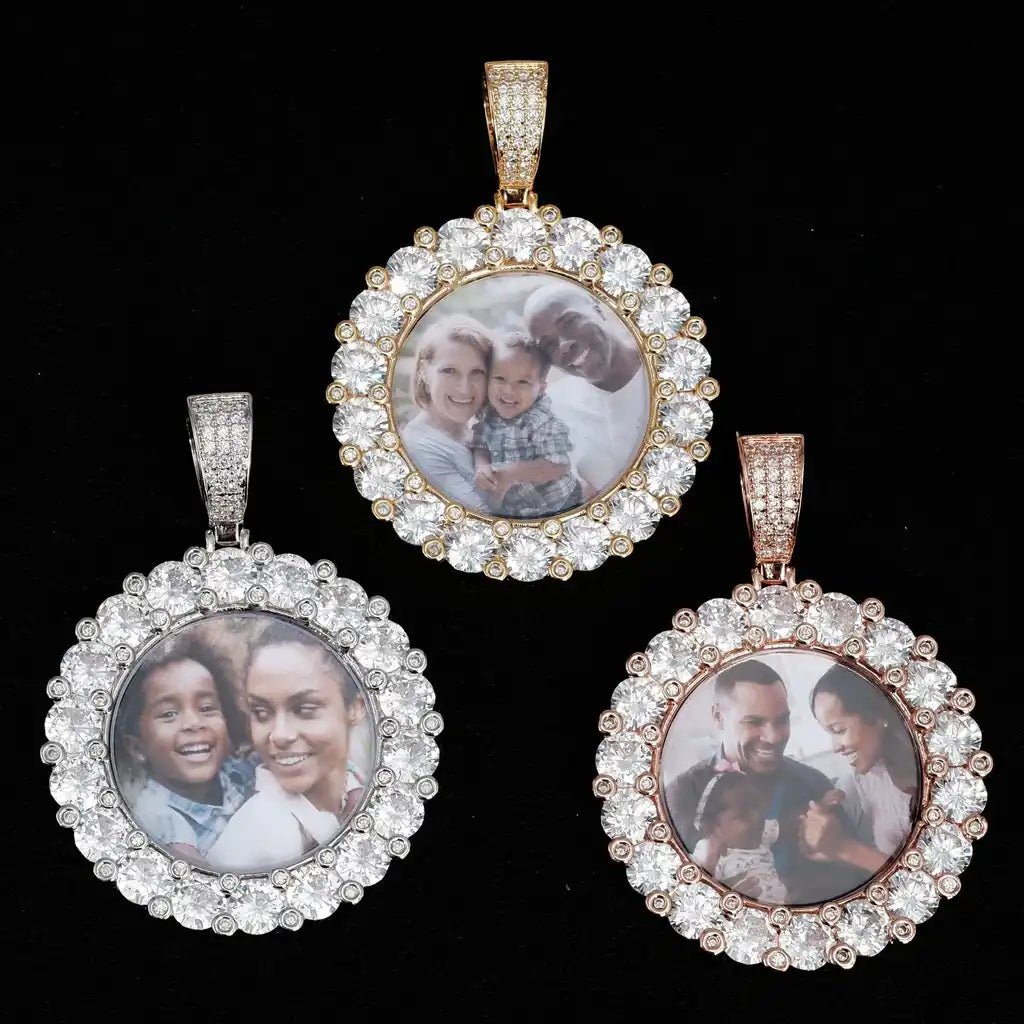 Custom 3D Picture Round Inlaid Pendant STYLE - TONGSHOP / /