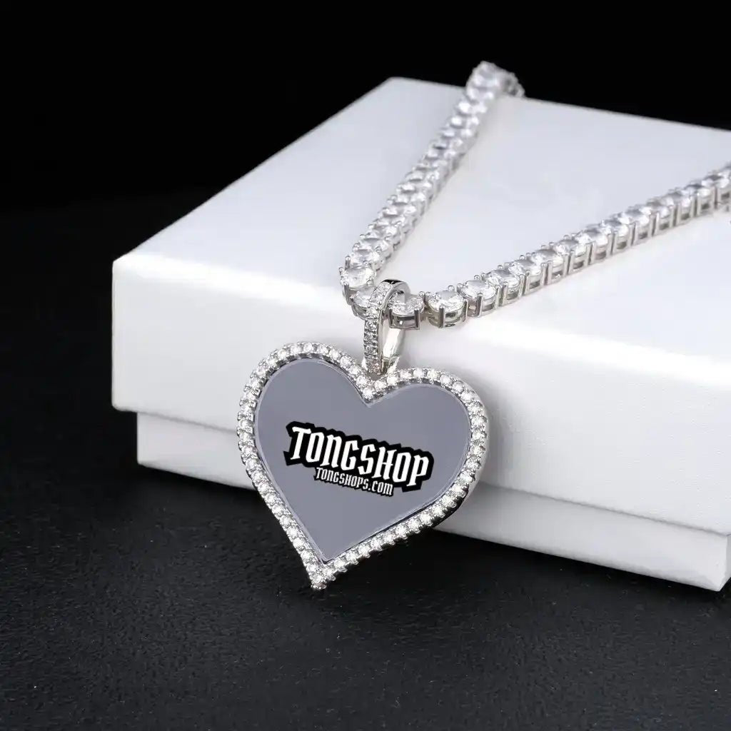 Custom Love Inlaid Picture Pendant Style - TONGSHOP / /