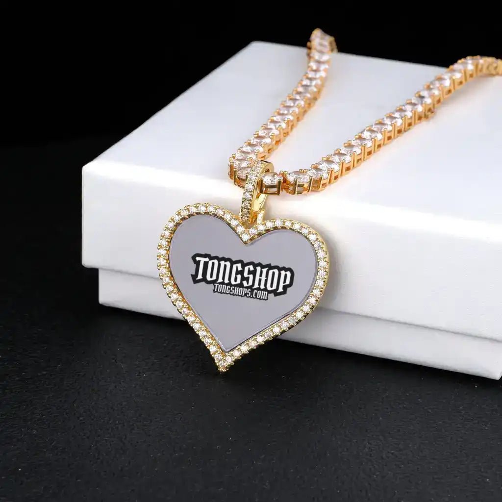 Custom Love Inlaid Picture Pendant Style - TONGSHOP / /