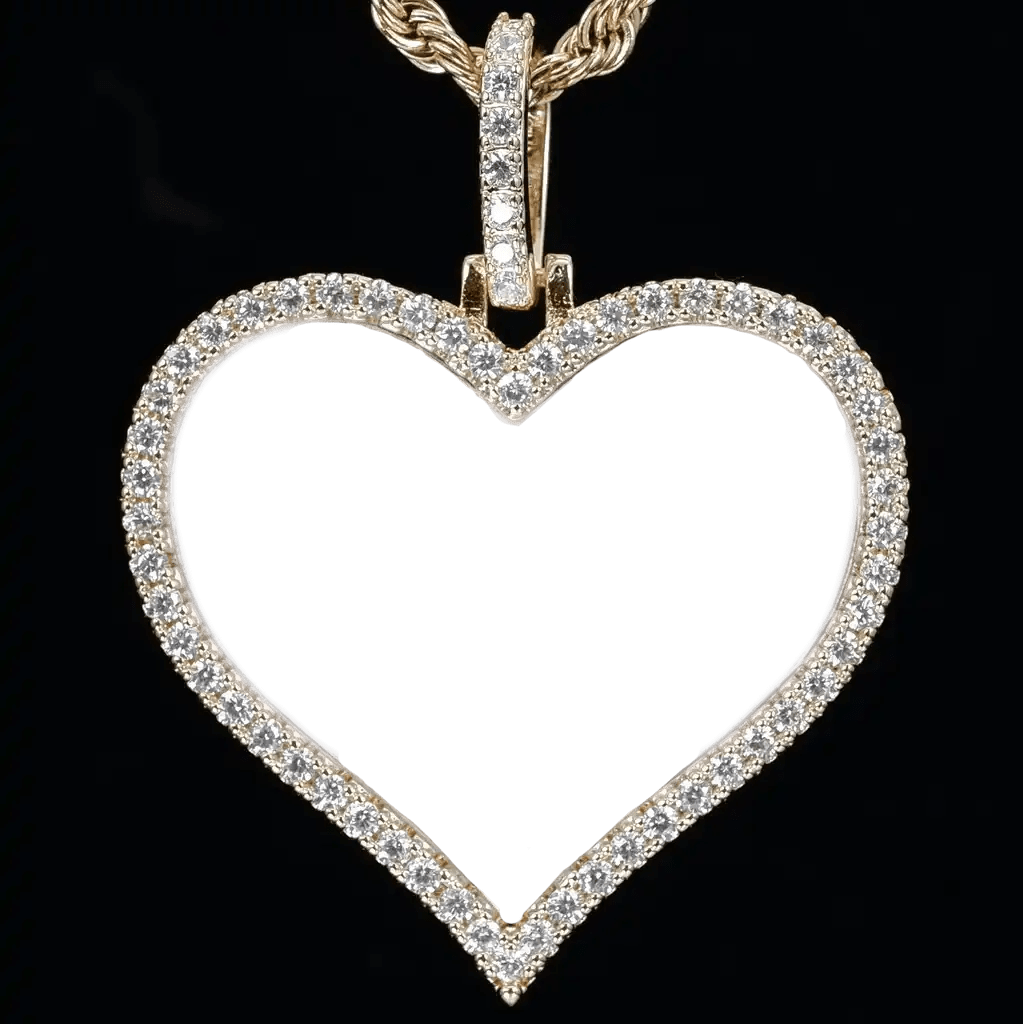Custom Love Inlaid Picture Pendant Style - TONGSHOP / /