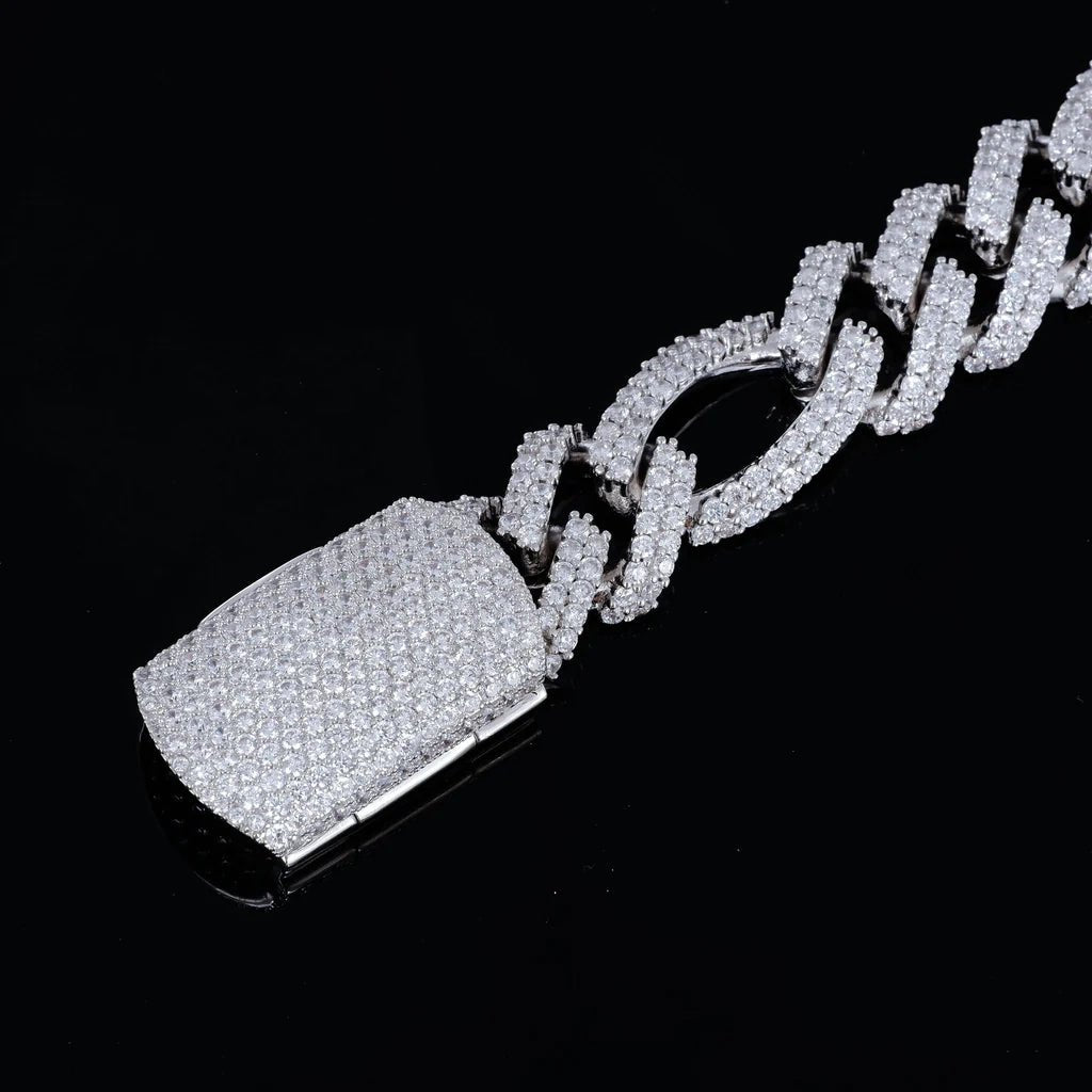 19mm Iced Figaro Bracelet - TONGSHOP / instagram / recommend