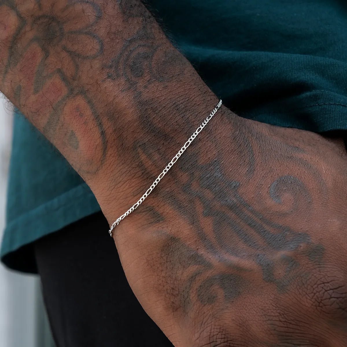 Figaro Bracelet in White Gold - 2mm - TONGSHOP / ab - price - original / bogo - data - info - test