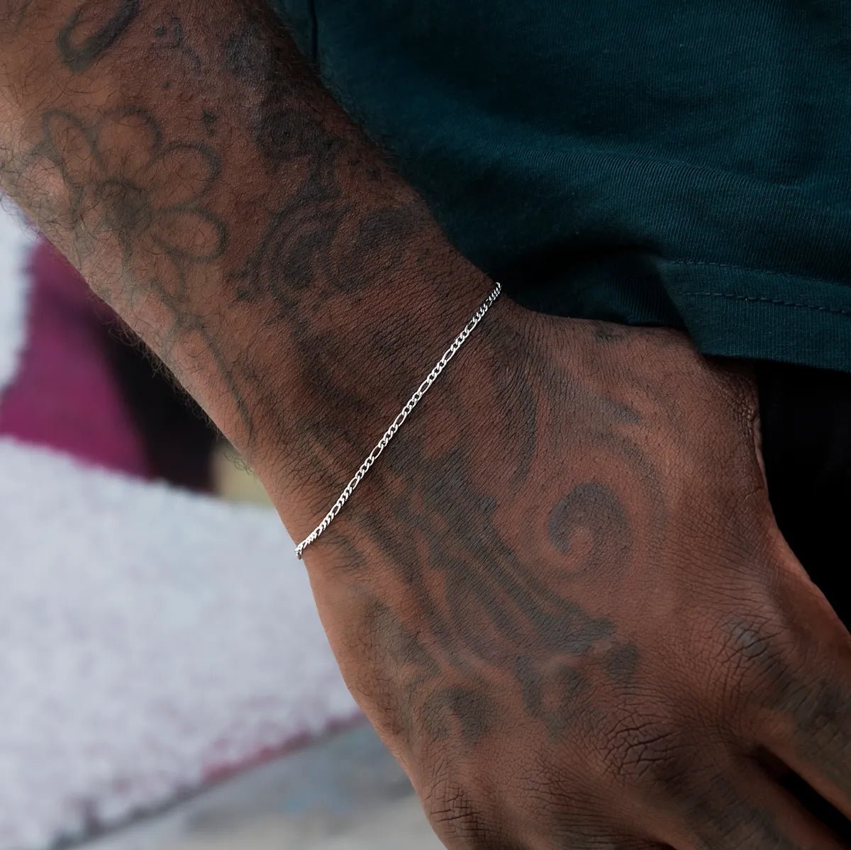 Figaro Bracelet in White Gold - 2mm - TONGSHOP / ab - price - original / bogo - data - info - test