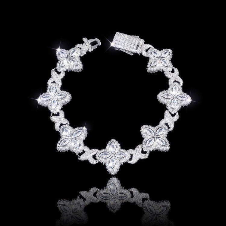 Four Leaf Clover Bracelet - TONGSHOP / Length:9 / Length:7