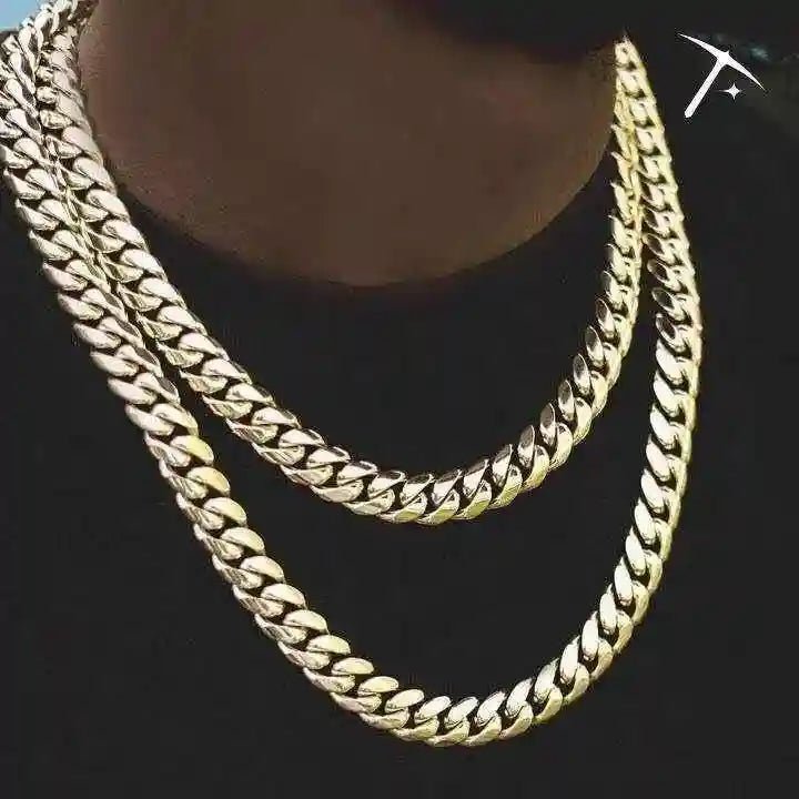 Cuban in Yellow Gold- 12mm - TONGSHOP