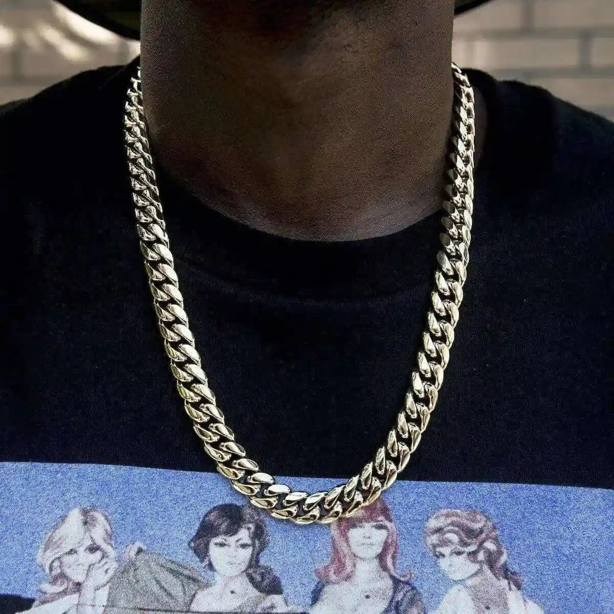 Cuban in Yellow Gold- 12mm - TONGSHOP