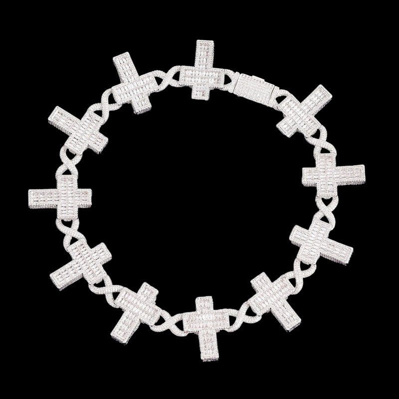 Ice Cross Cuban Chain - 18mm - TONGSHOP / Length:16 / Length:18