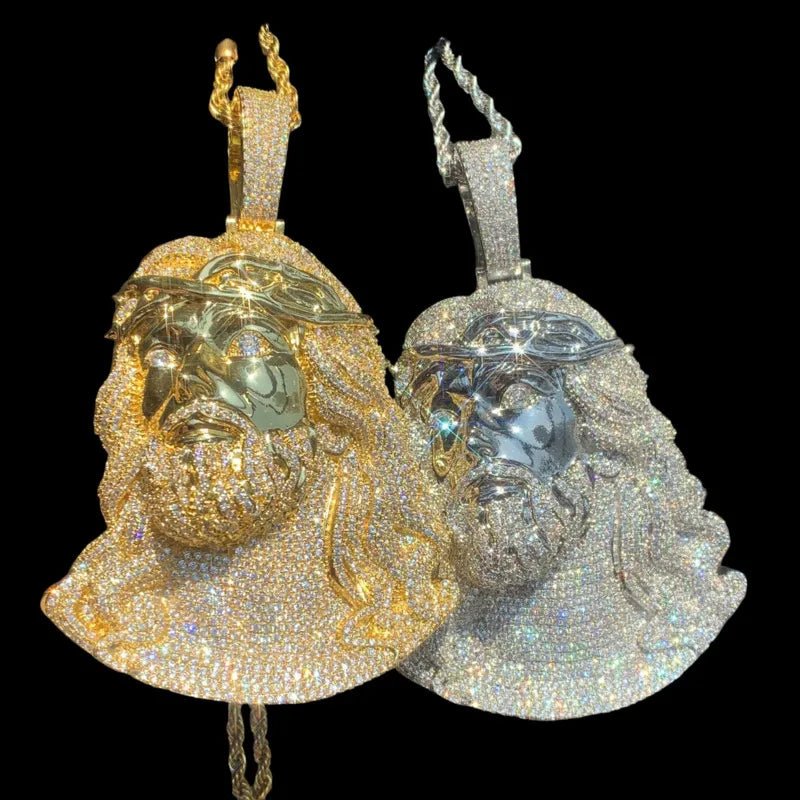 Ice Jesus Pendant - 65mm - TONGSHOP / Length:16 / Length:18