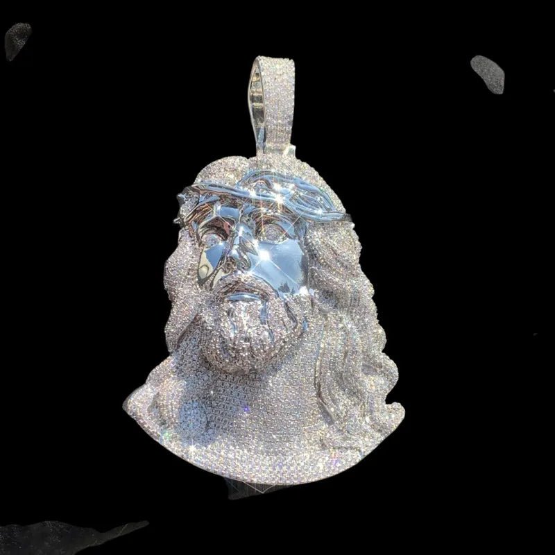 Ice Jesus Pendant - 65mm - TONGSHOP / Length:16 / Length:18