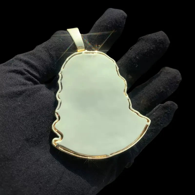 Ice Jesus Pendant - 65mm - TONGSHOP / Length:16 / Length:18