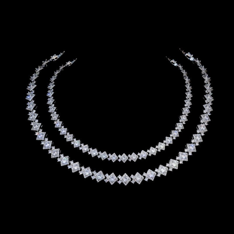 Ice Scale Chain In White Gold - TONGSHOP / Length:16 / Length:18
