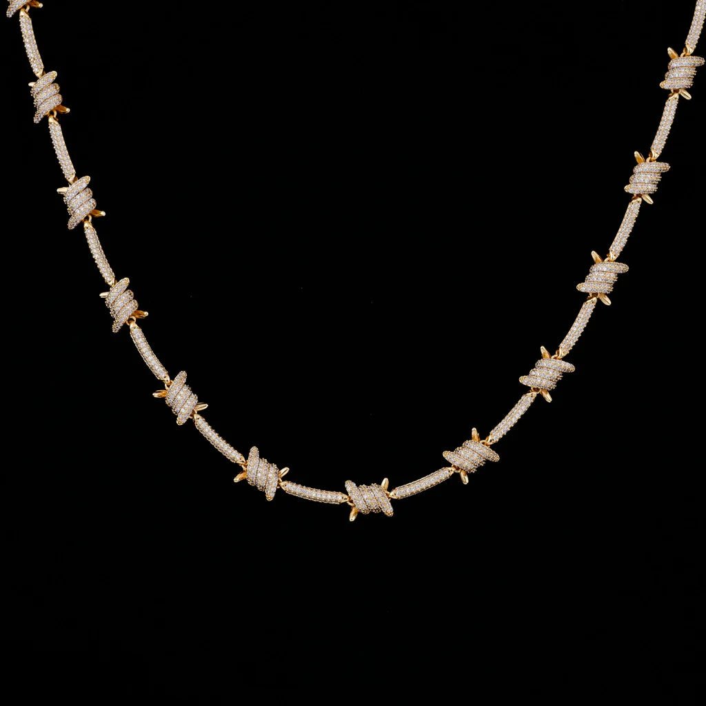 Iced Barb Wire Chain - TONGSHOP / 2020new / 5mm