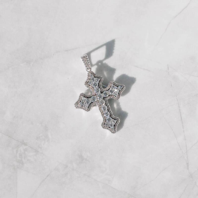 Medium Eternity Cross Pendant - TONGSHOP / Length:16 / Length:18