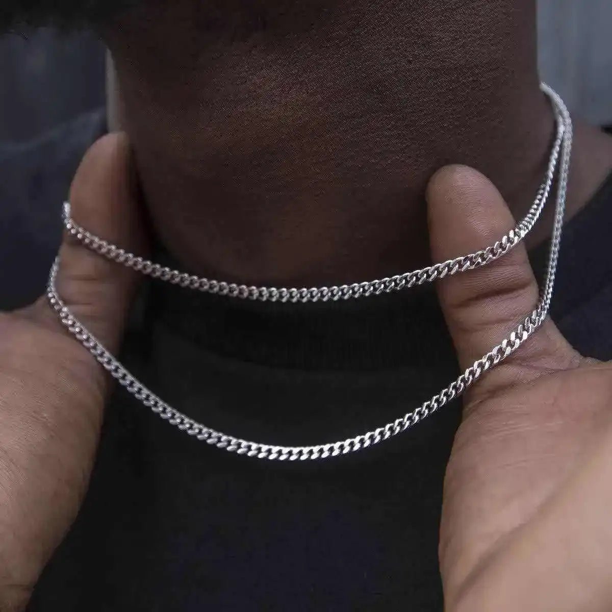 Micro Cuban in White Gold - 3mm - TONGSHOP / ab - price - original / Ayrel - Fav - LP