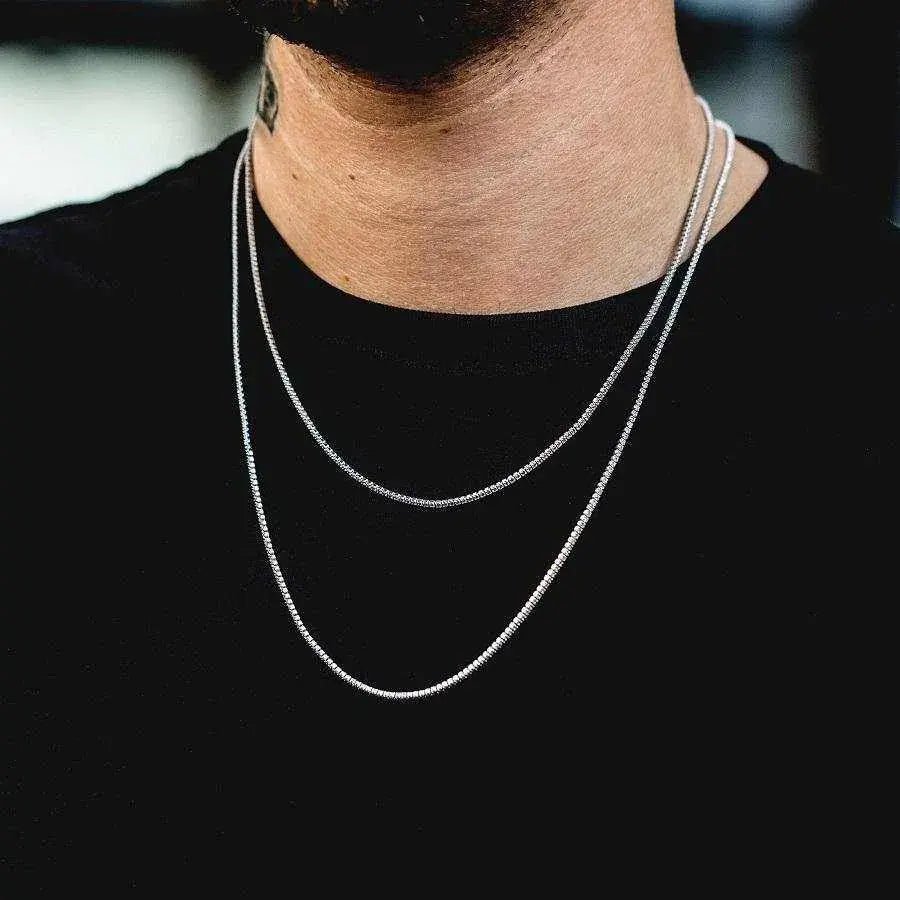 Micro Tennis Necklace in White Gold - TONGSHOP / 99 - bundles / ab - price - original