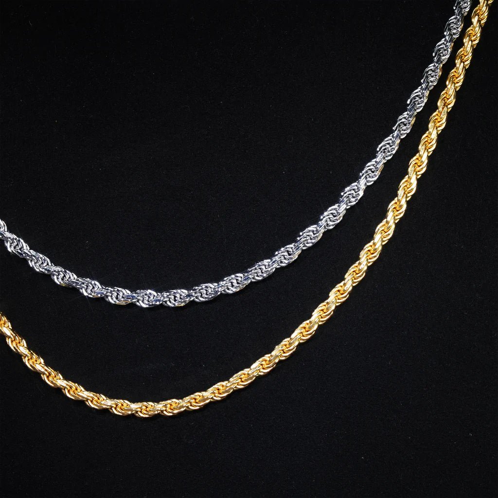S925 Rope Twist Chain - 3mm - TONGSHOP / best sellers / Category:Chains