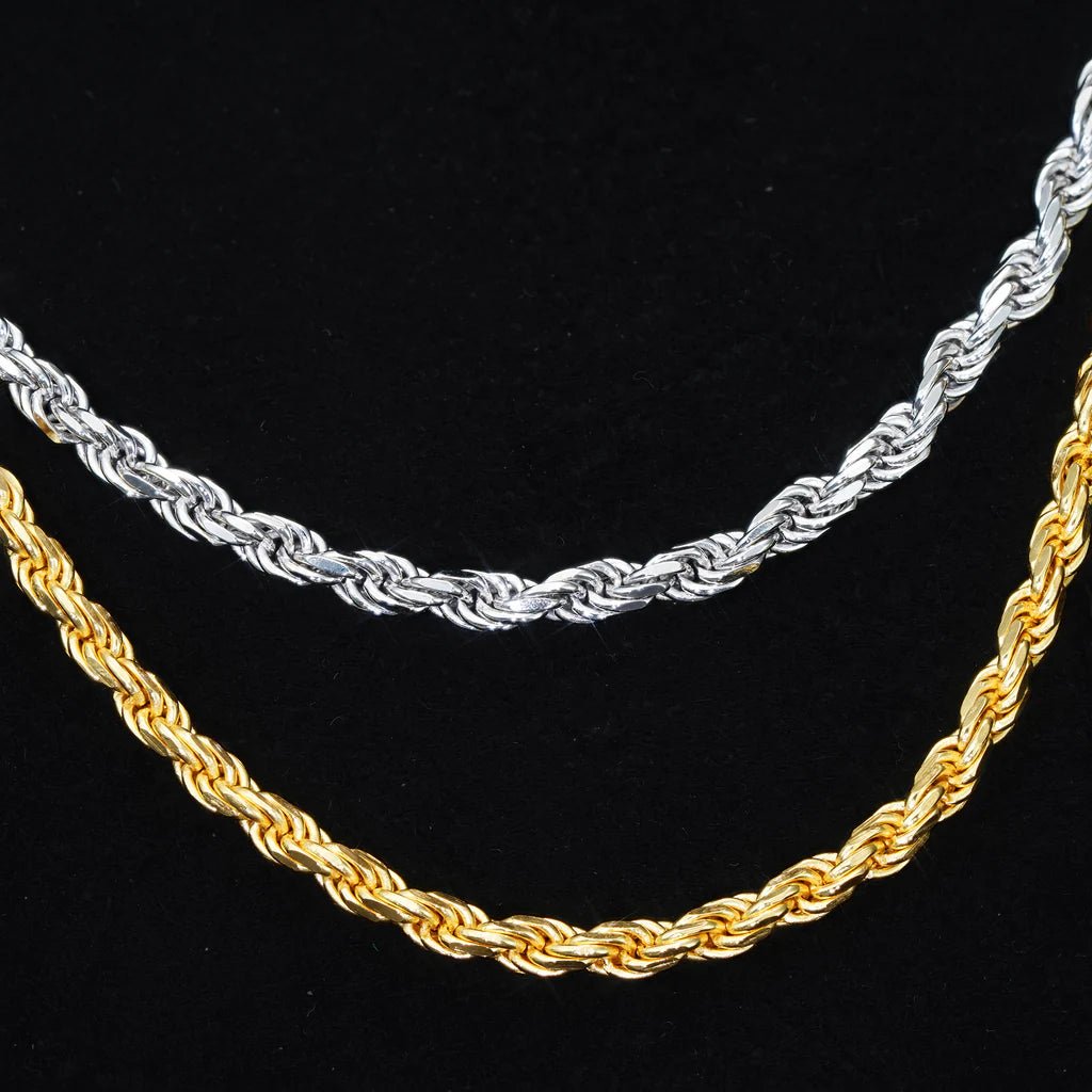 S925 Rope Twist Chain - 3mm - TONGSHOP / best sellers / Category:Chains