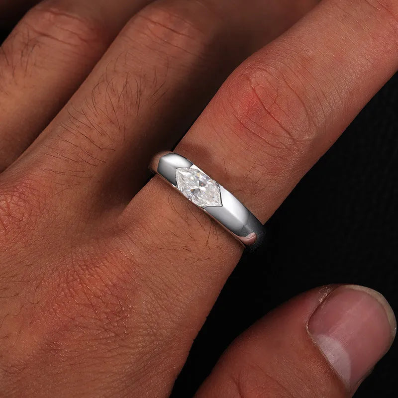 S925 VVS Moissanite Horus Openable Luxury Ring