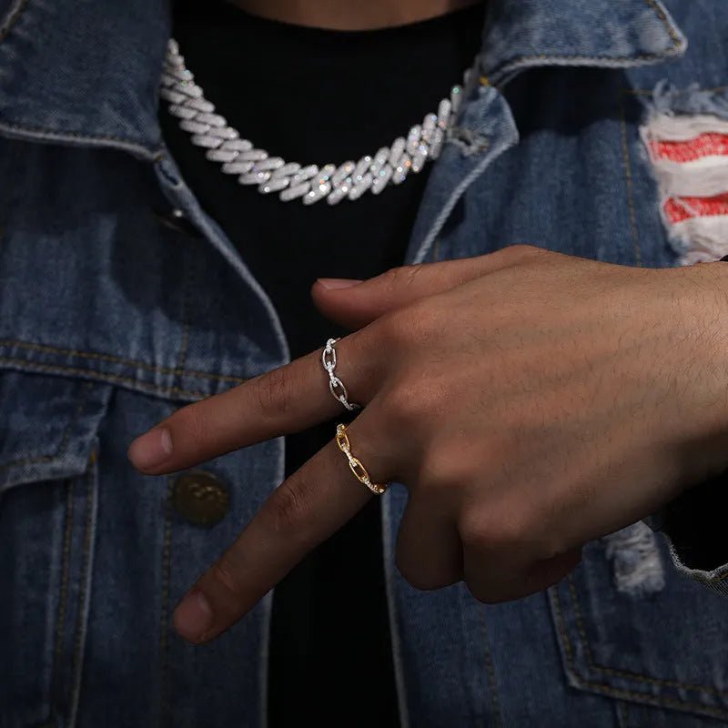 S925 VVS Moissanite Women's Fashion Index Finger Ring - TONGSHOP / /