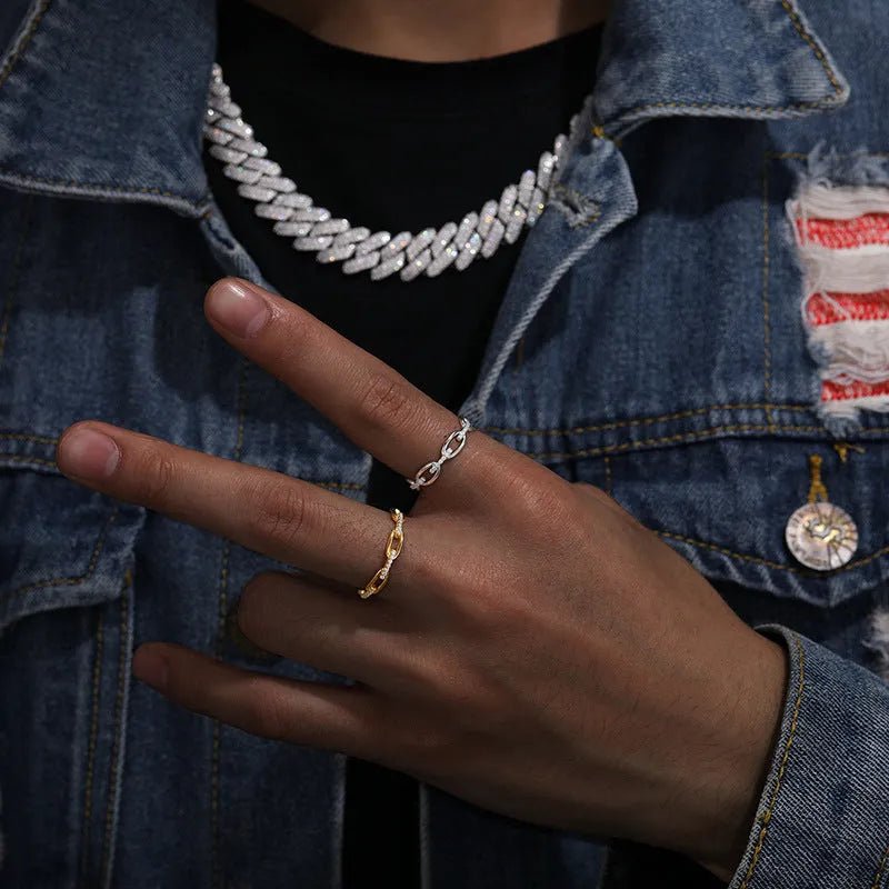 S925 VVS Moissanite Women's Fashion Index Finger Ring - TONGSHOP / /