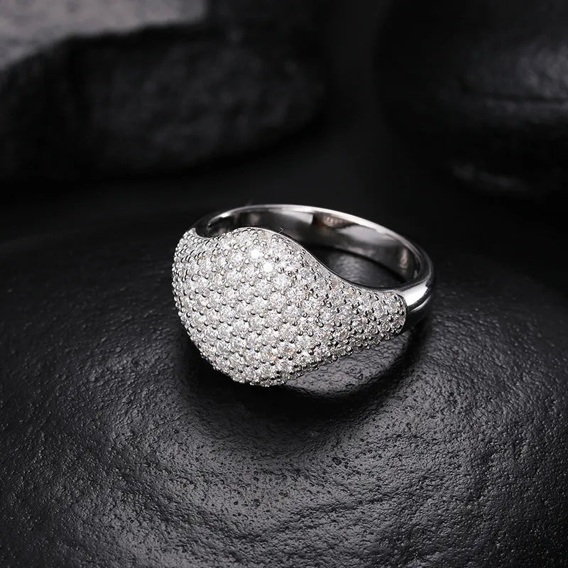 S925 VVS Moissanite Luxury Gypsophila Ring - TONGSHOP / /