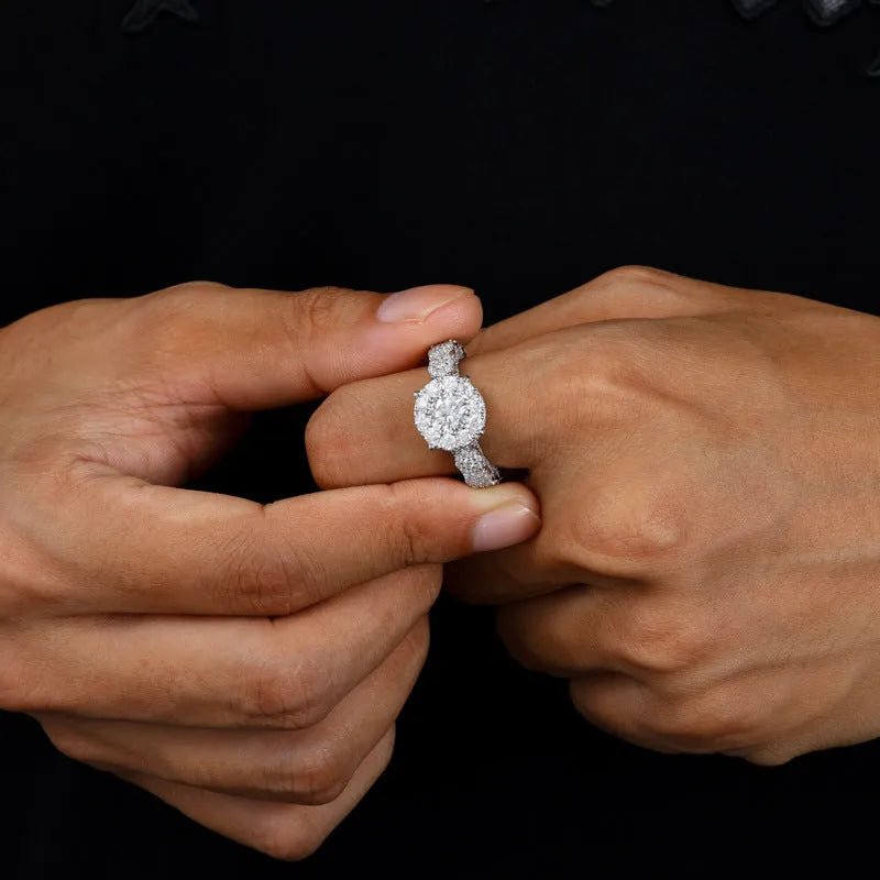 S925 VVS Moissanite Rock Candy Ring - TONGSHOP / /