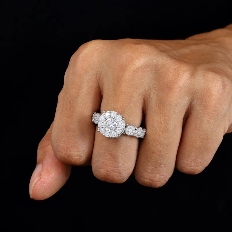 S925 VVS Moissanite Rock Candy Ring - TONGSHOP / /