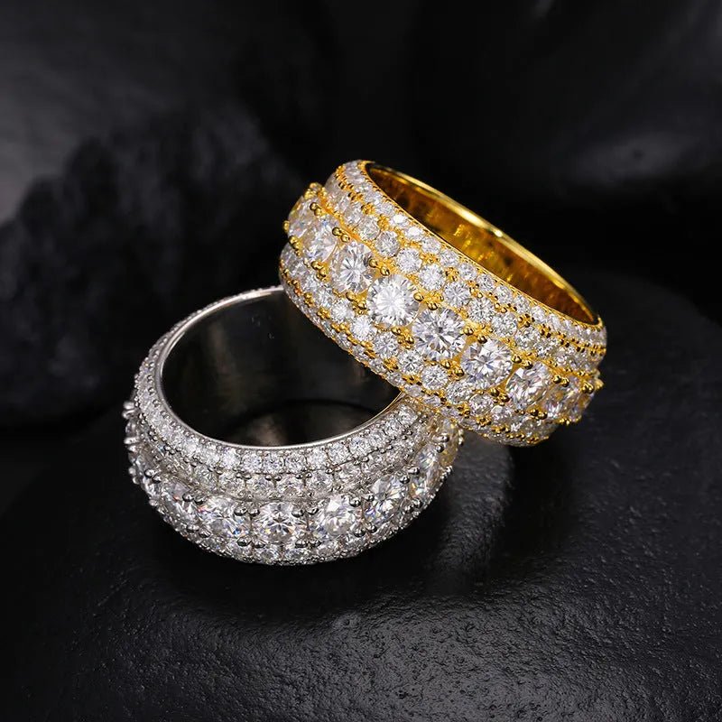 S925 VVS Moissanite Ring No. 6-12 - TONGSHOP