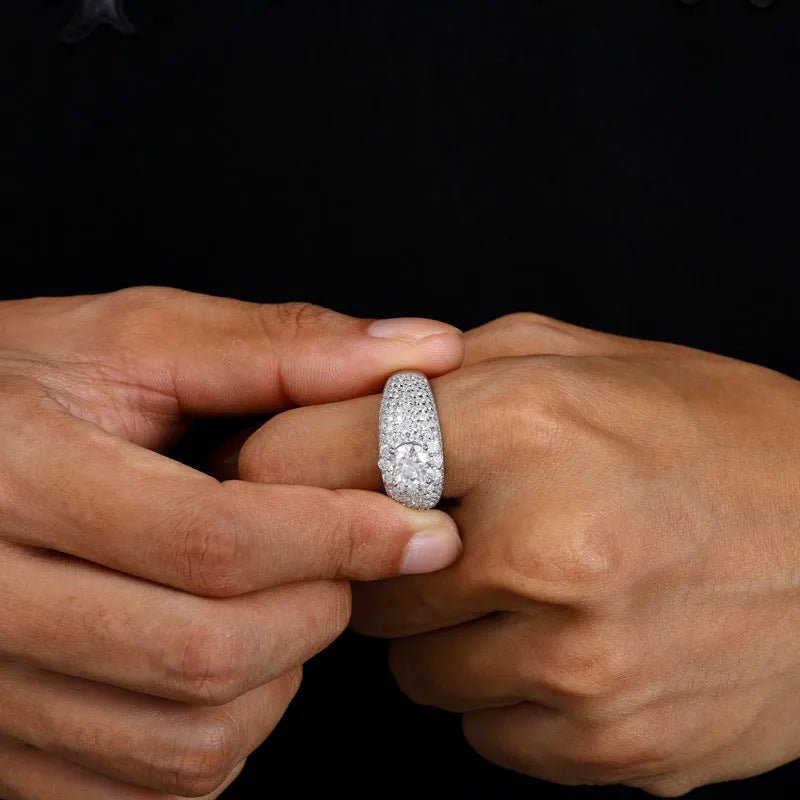 S925 VVS Moissanite Starry Ice Ring - TONGSHOP / /