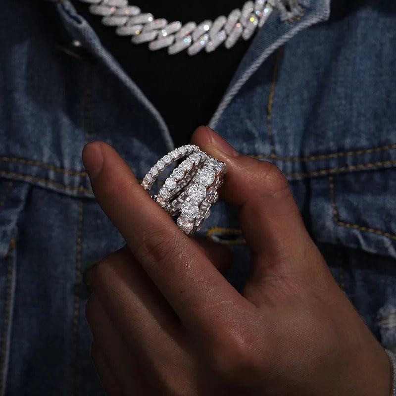 S925 VVS Moissanite Simple Ring - TONGSHOP / /