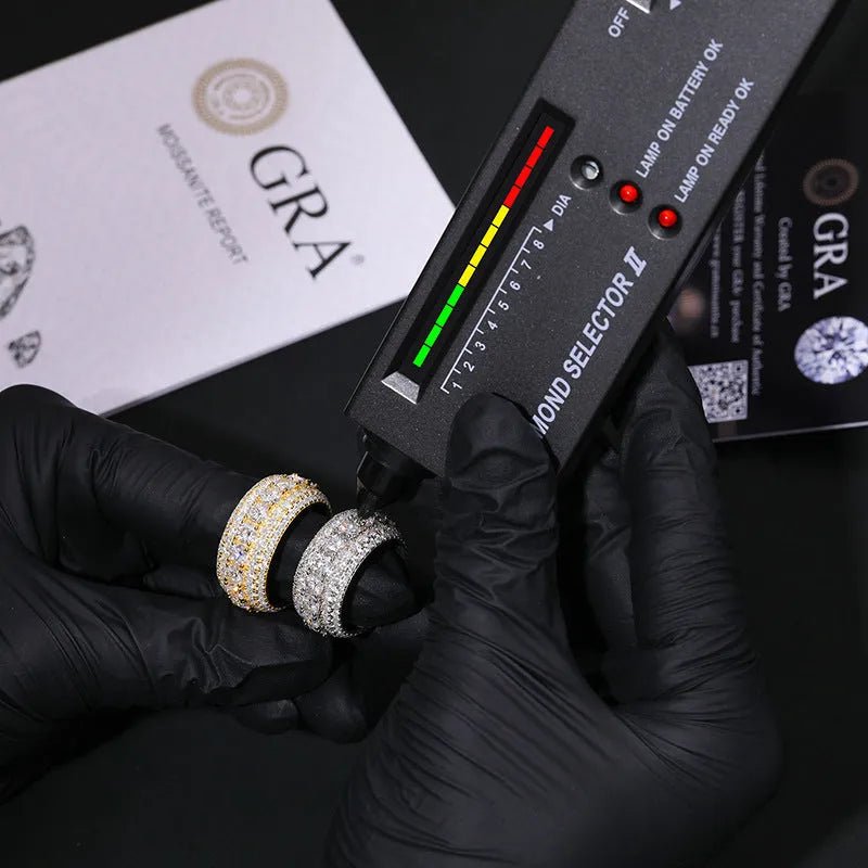 S925 VVS Moissanite Ring No. 6-12 - TONGSHOP